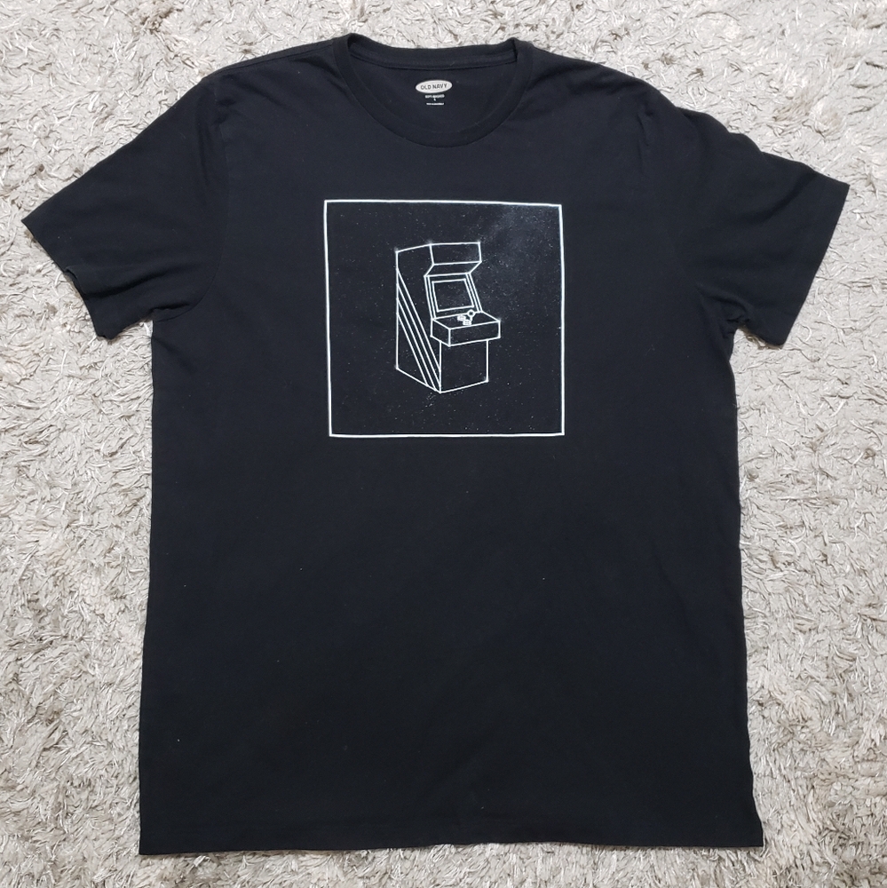 Arcade Video Game Console tshirt old navy size L
